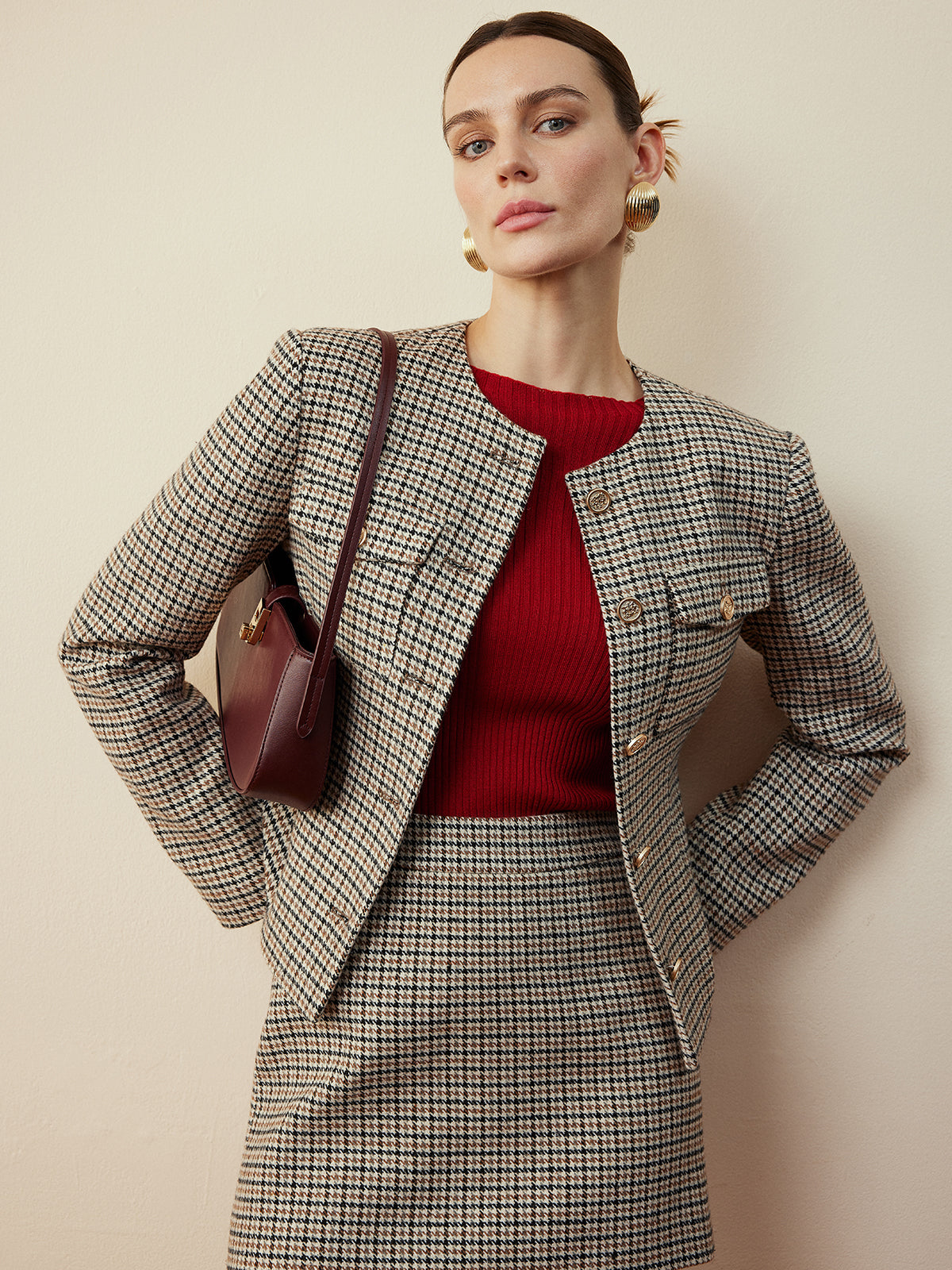 Velina Moda | Button Short Jacket
