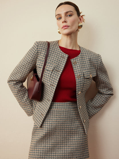 Velina Moda | Button Short Jacket