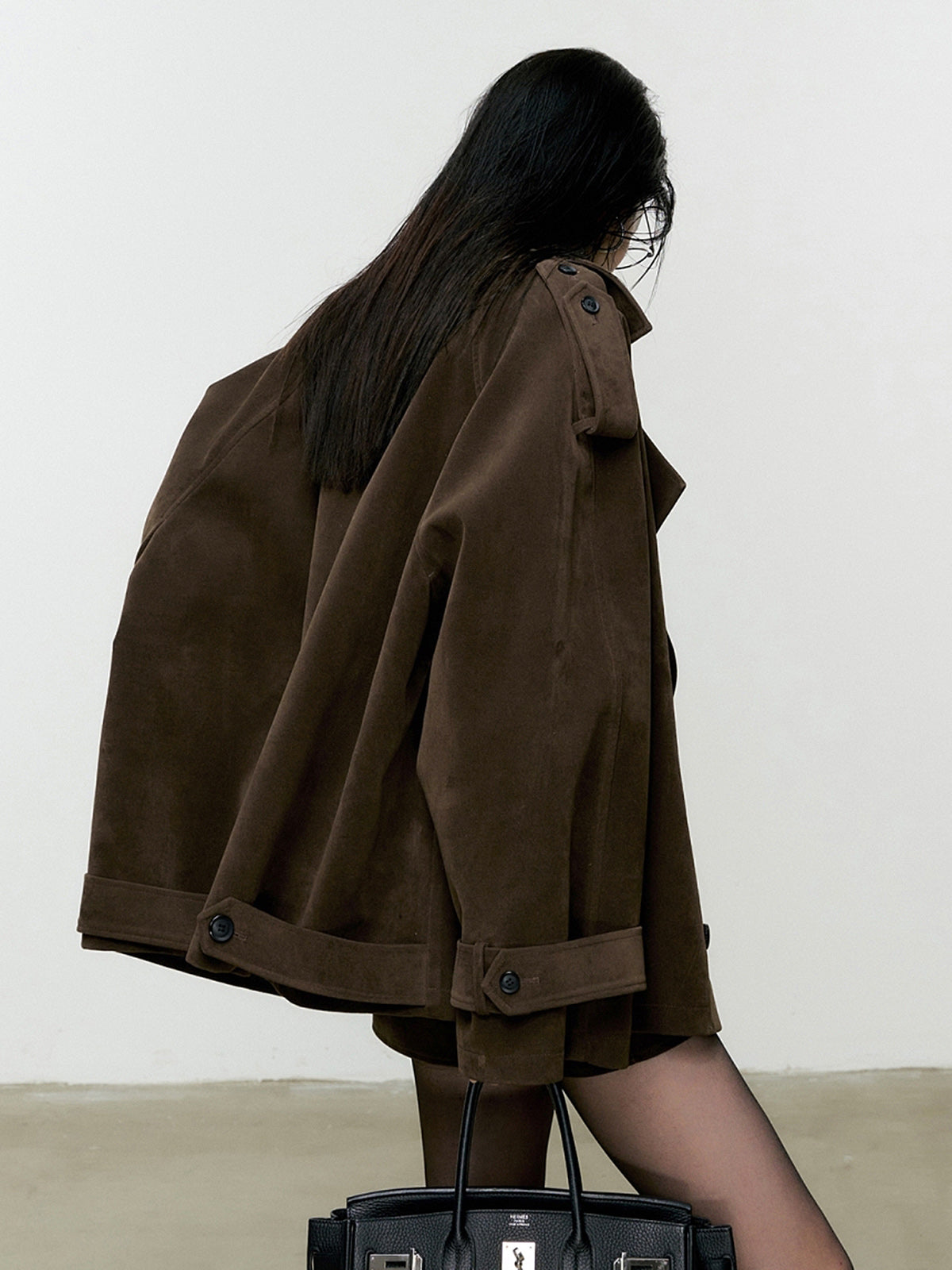 Velina Moda | Loose Suede Jacket