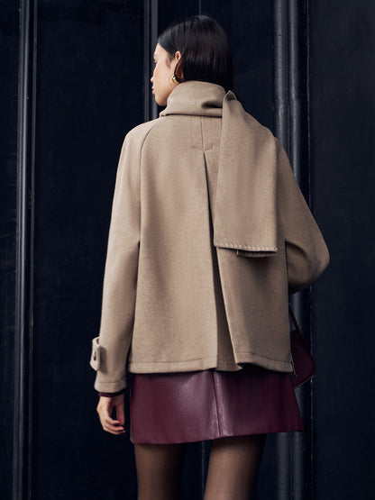 Velina Moda | Jacket with Matching Button Scarf