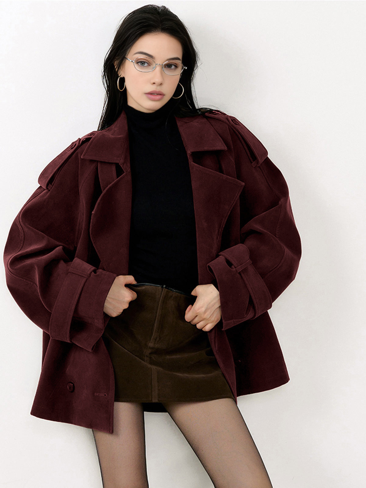 Velina Moda | Loose Suede Jacket