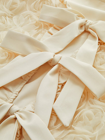 Velina Moda | Tie Front Rosette Jacket