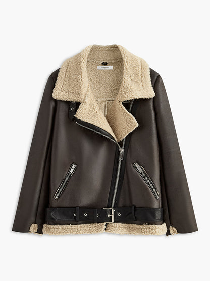 Velina Moda | Belted Soft Fleece Jacket