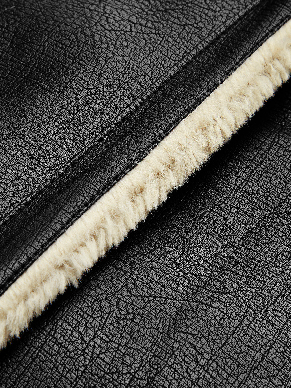 Velina Moda | Blessed Sherpa Lined Lambskin Flight Jacket