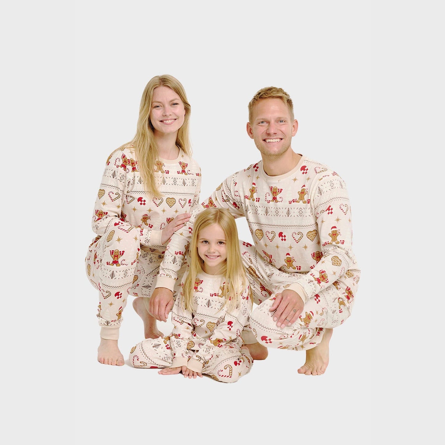 Velina Moda | Christmas Cookie Christmas Pajama beige Men's