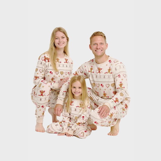 Velina Moda | Christmas Cookie Christmas Pajamas beige Women