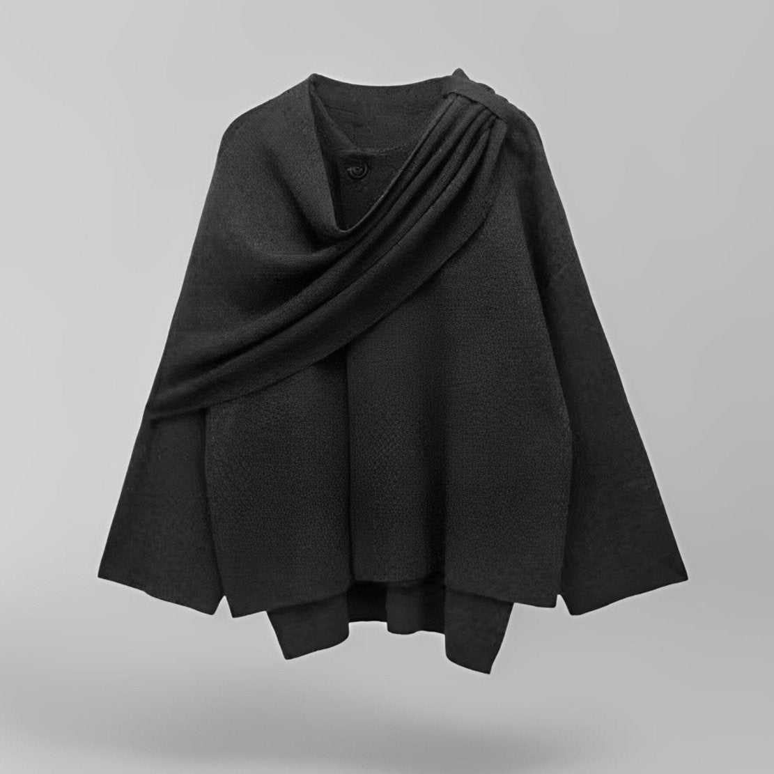 Velina Moda | Cape Coat - Fashionable Cape Jacket