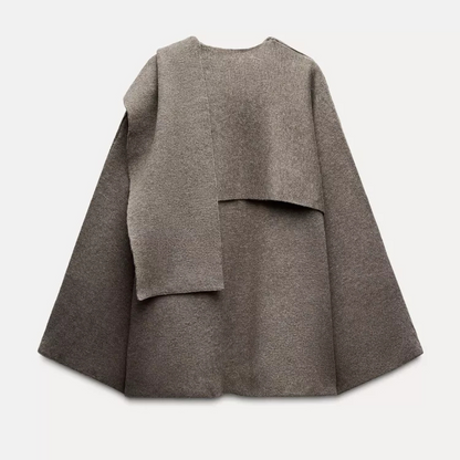 Velina Moda | Cape Coat - Fashionable Cape Jacket