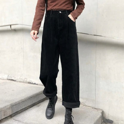 Casual corduroy leisure pants