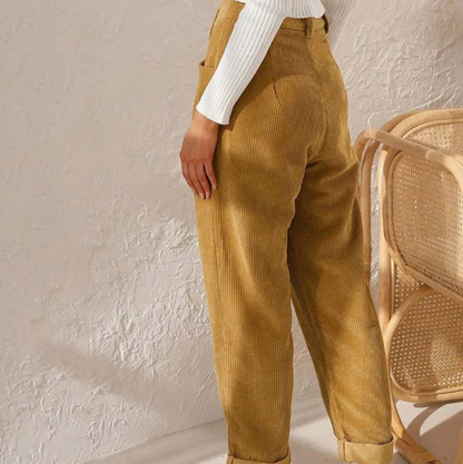 Casual corduroy leisure pants