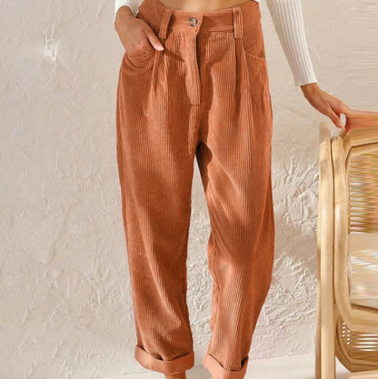 Casual corduroy leisure pants