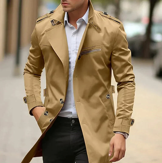 Iván - Classic waterproof trench coat for men