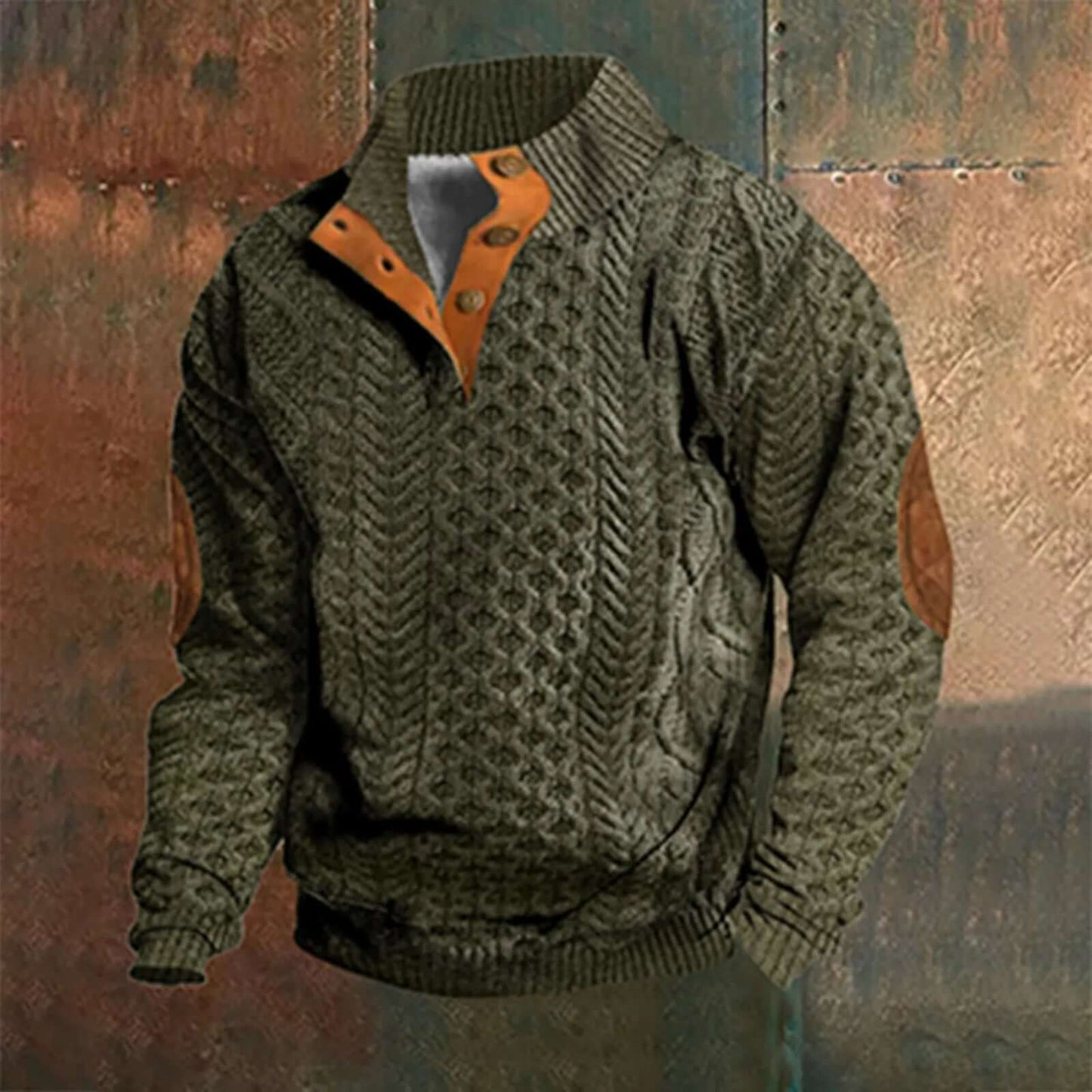 Velina Moda | Retro Shirt - Men's Shirts Long Sleeve Casual