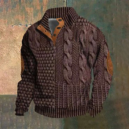Velina Moda | Retro Shirt - Men's Shirts Long Sleeve Casual