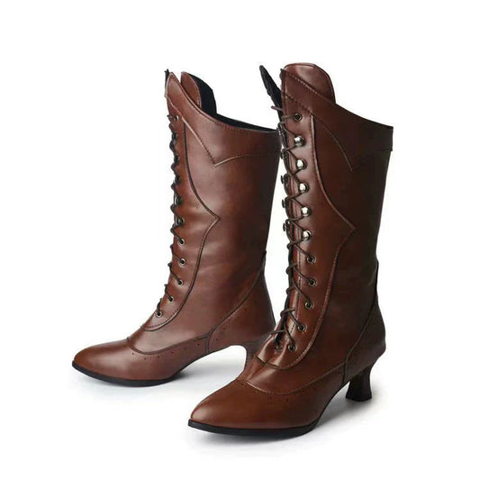 Velina Moda | Ankle boots women - Structured fit with heel