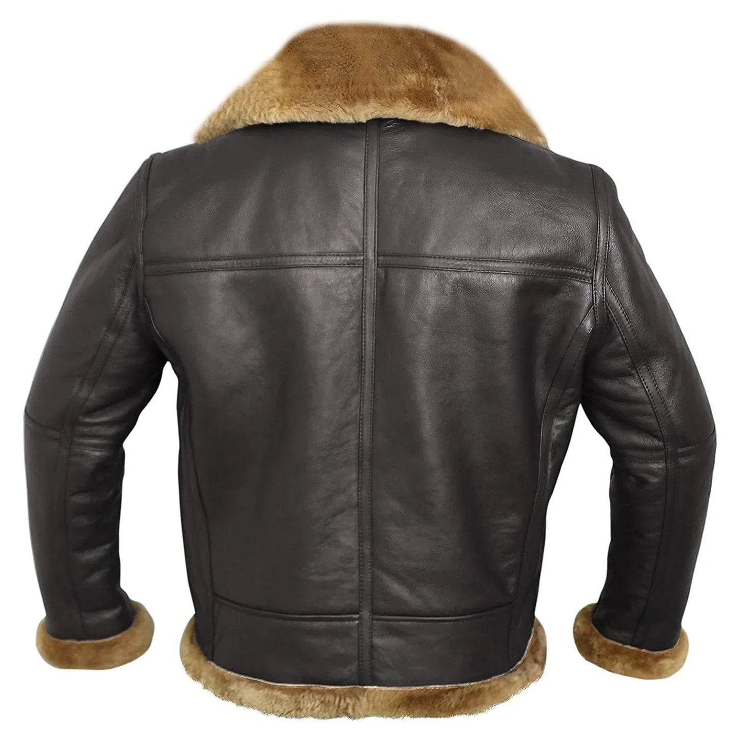 Velina Moda | B3 - Pilot jacket made of reversed lamb for luxury and warmth