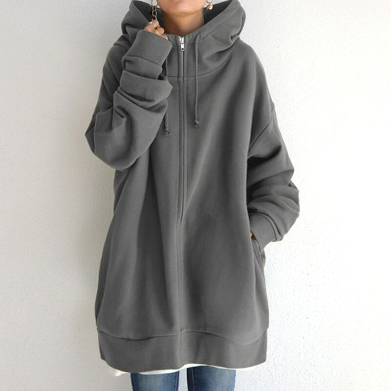 Velina Moda | Oversized Women's Hoodie for Winter