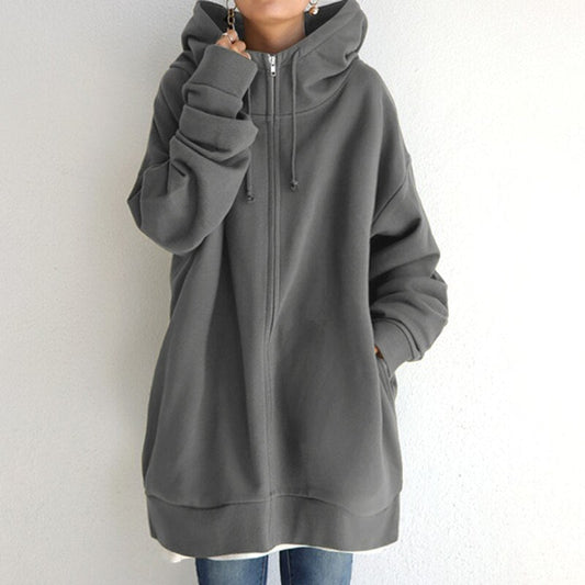 Velina Moda | Oversized Women's Hoodie for Winter