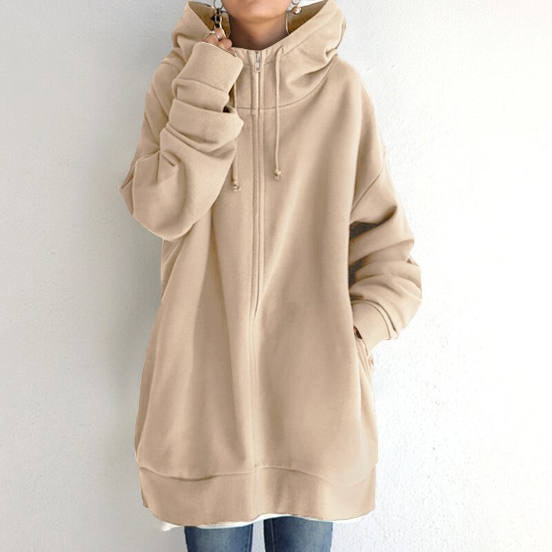Velina Moda | Oversized Women's Hoodie for Winter