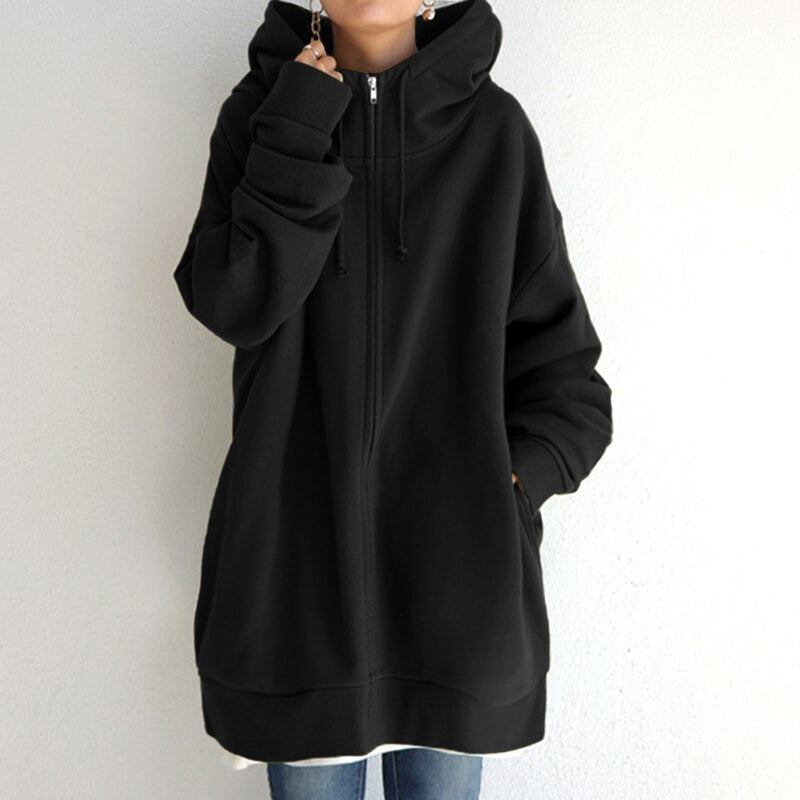 Velina Moda | Oversized Women's Hoodie for Winter