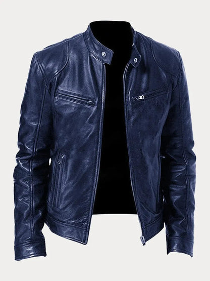 Velina Moda | Leather Jacket - Men's Fashion