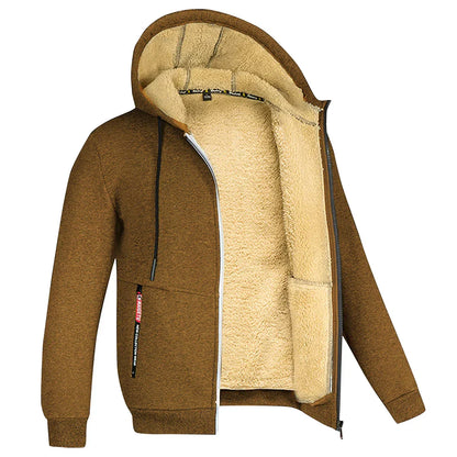 Velina Moda | Hoodie made of Lambswool - warm & soft sweatshirt with hood and plush lining for winter