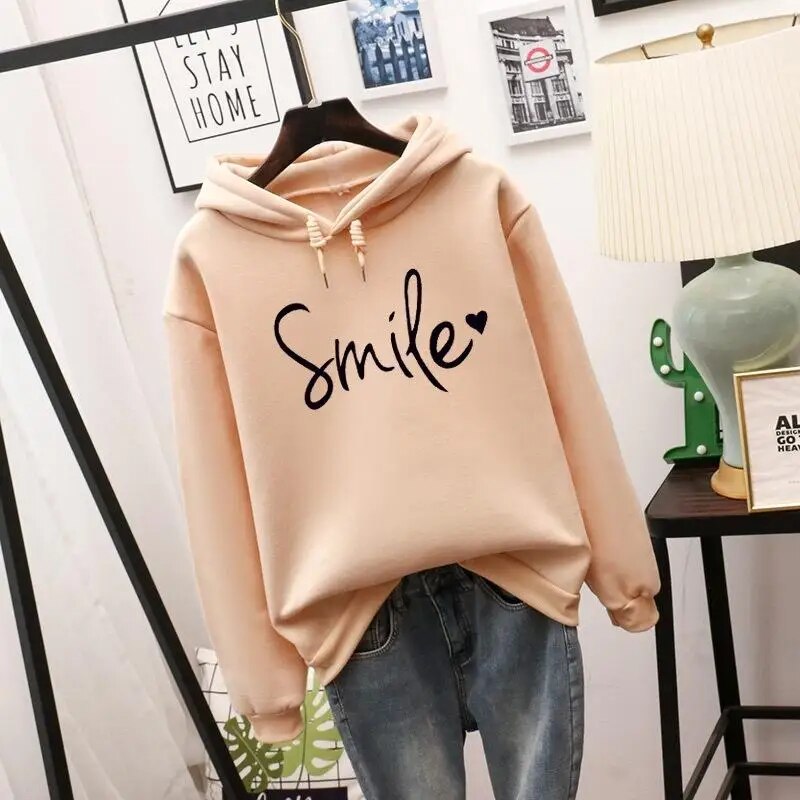 Velina Moda | Janet Smile-Love Hoodie