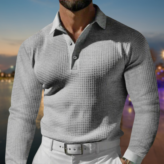 Velina Moda | Polo Sweatshirt - Men's Fashion Casual Cotton