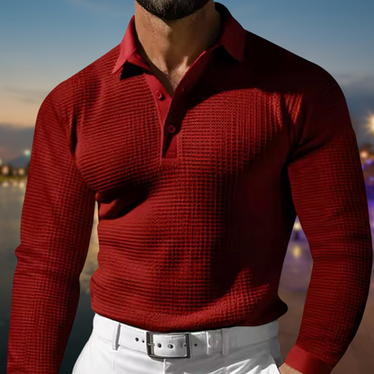 Velina Moda | Polo Sweatshirt - Men's Fashion Casual Cotton
