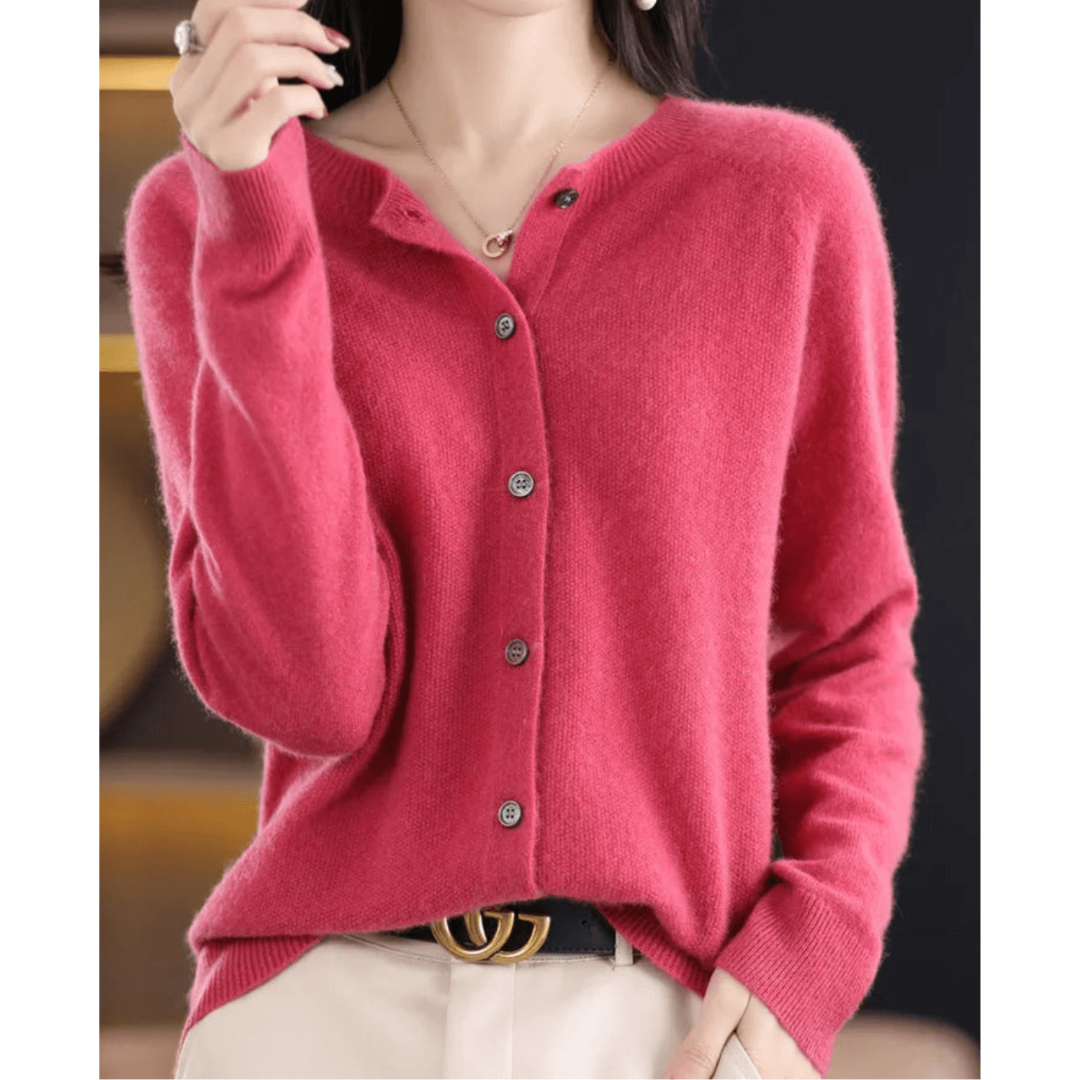 Velina Moda | Cardigan with Buttons Timeless Sweatshirt