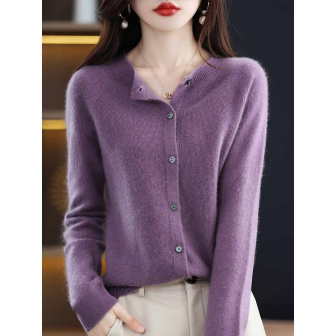 Velina Moda | Cardigan with Buttons Timeless Sweatshirt