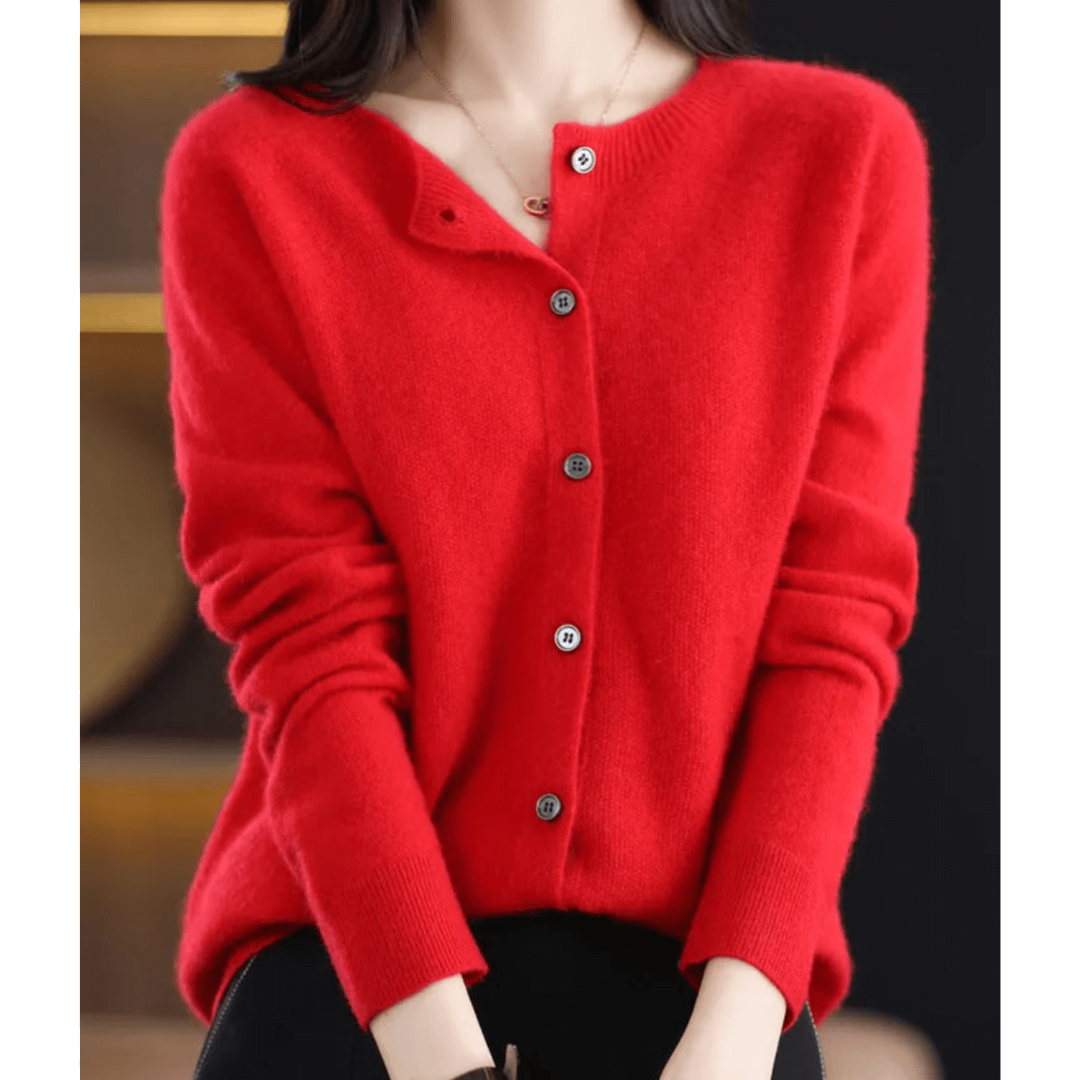 Velina Moda | Cardigan with Buttons Timeless Sweatshirt