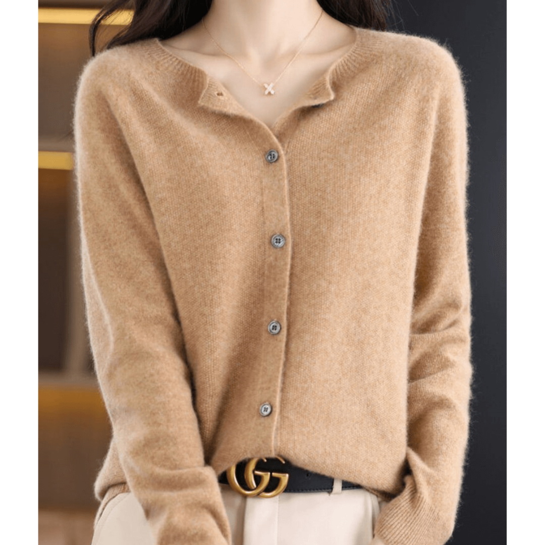 Velina Moda | Cardigan with Buttons Timeless Sweatshirt