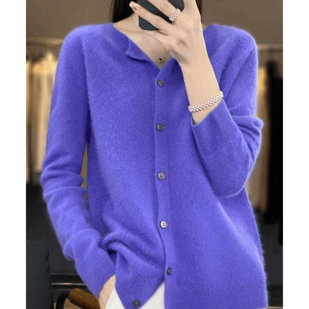 Velina Moda | Cardigan with Buttons Timeless Sweatshirt