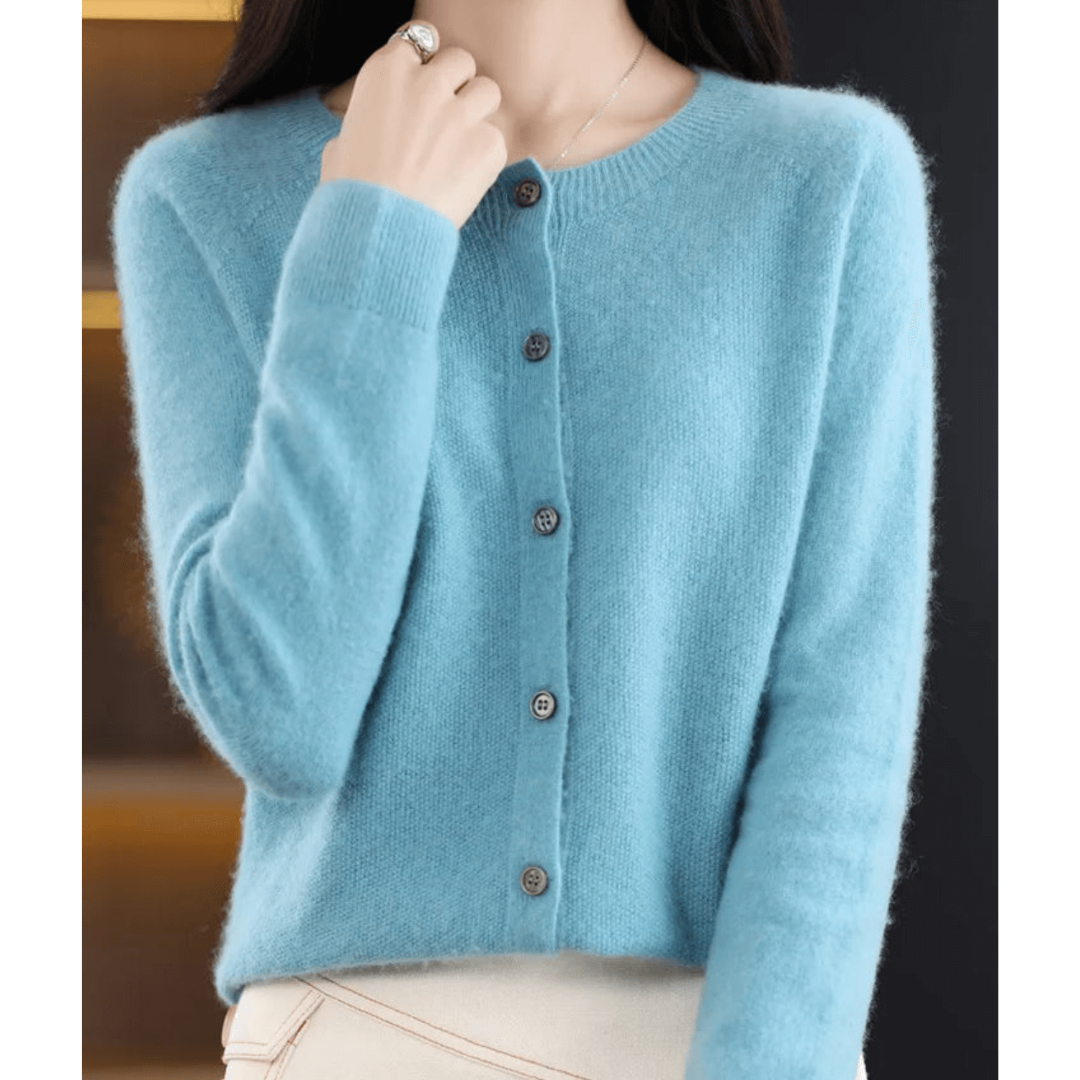 Velina Moda | Cardigan with Buttons Timeless Sweatshirt