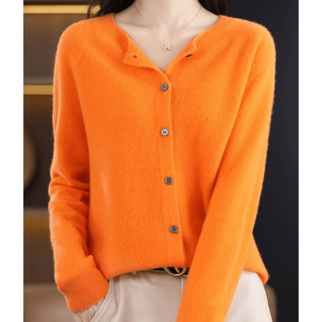 Velina Moda | Cardigan with Buttons Timeless Sweatshirt