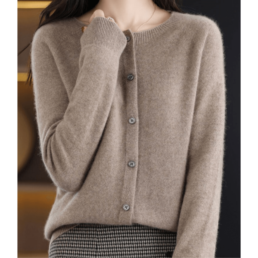 Velina Moda | Cardigan with Buttons Timeless Sweatshirt
