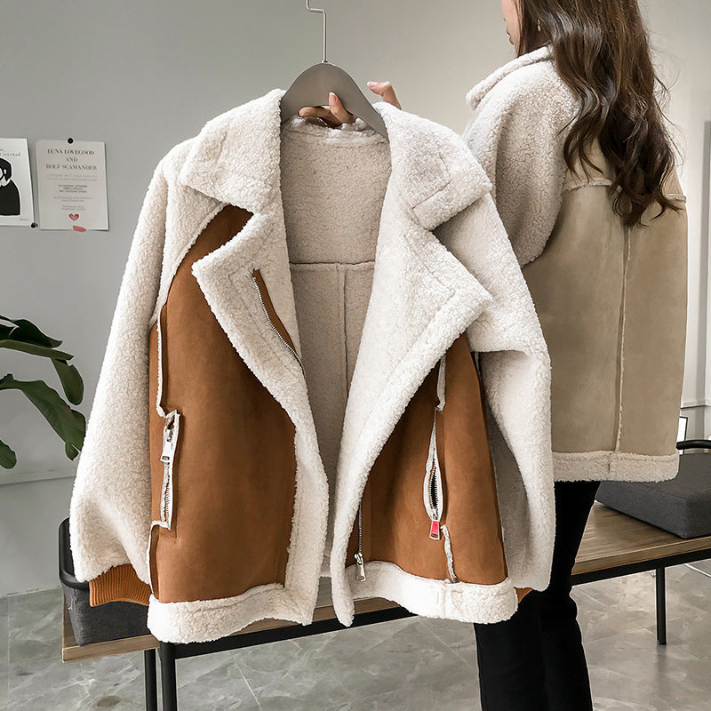 Velina Moda | Fleece jacket - Comfortable wrap jackets
