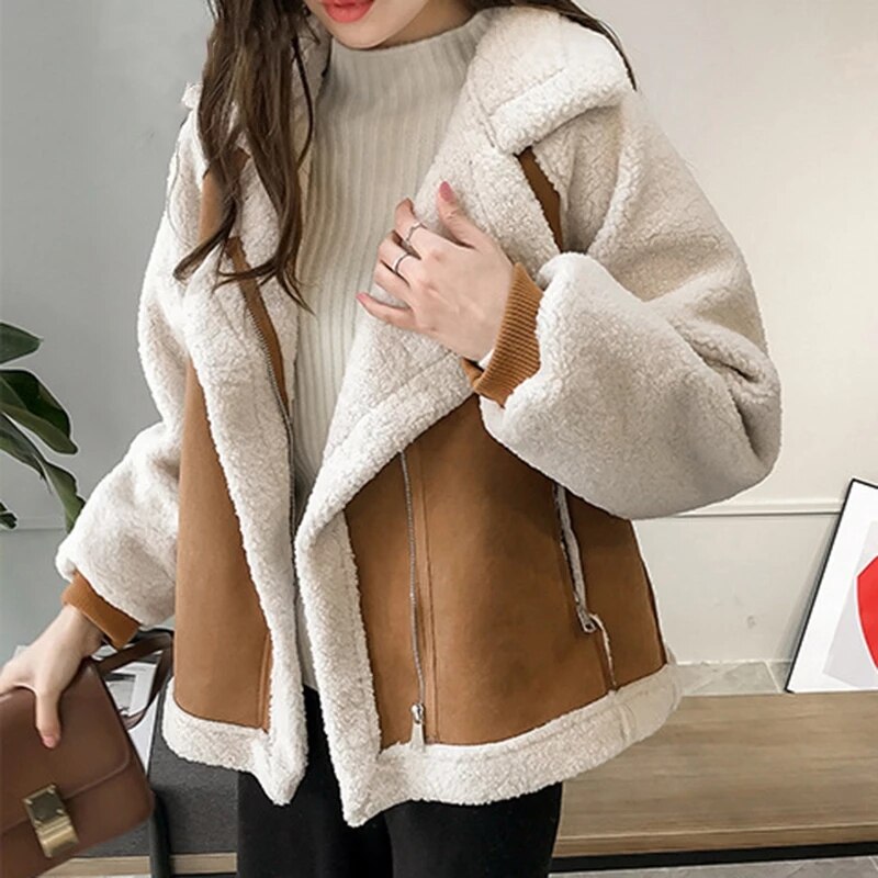 Velina Moda | Fleece jacket - Comfortable wrap jackets