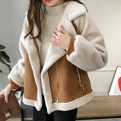 Velina Moda | Fleece jacket - Comfortable wrap jackets