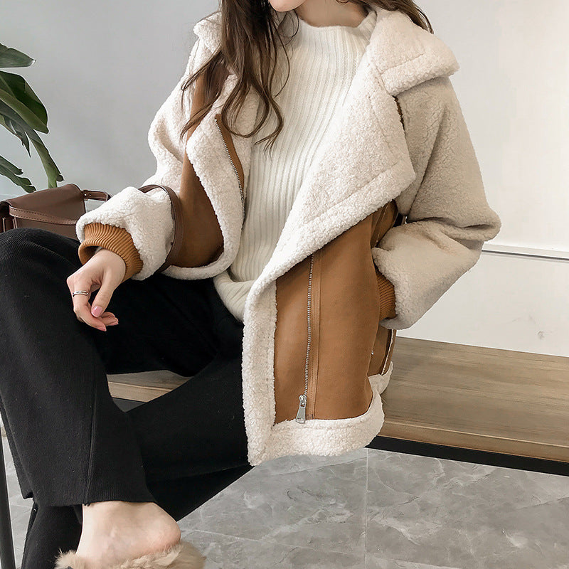 Velina Moda | Fleece jacket - Comfortable wrap jackets