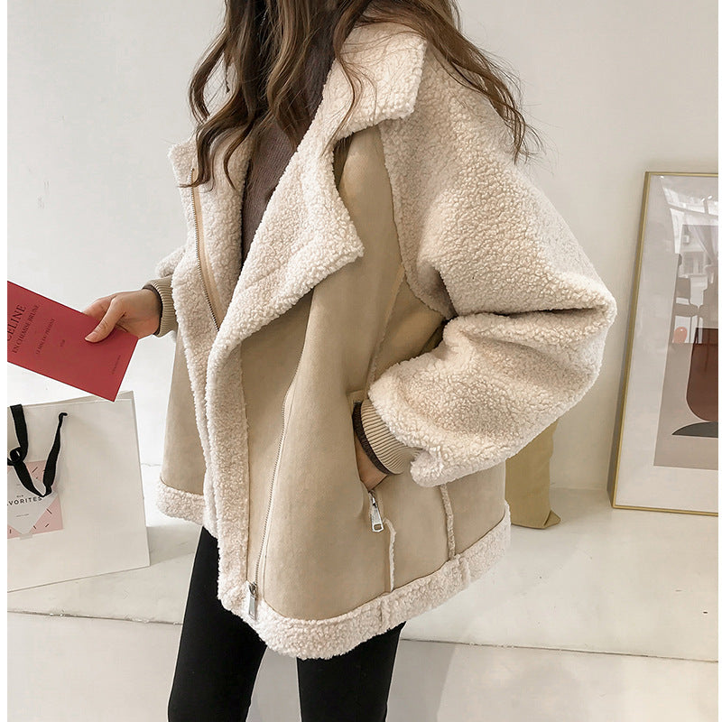 Velina Moda | Fleece jacket - Comfortable wrap jackets