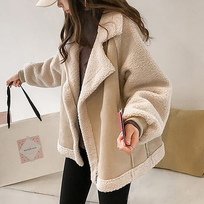 Velina Moda | Fleece jacket - Comfortable wrap jackets