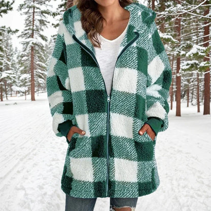 Velina Moda | Jack Winter Patchwork - Long Velina Moda | Jacket with Hood