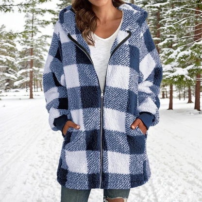 Velina Moda | Jack Winter Patchwork - Long Velina Moda | Jacket with Hood