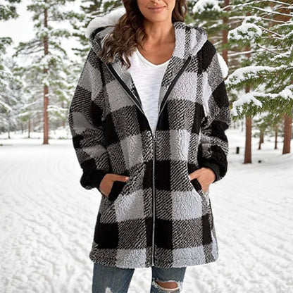 Velina Moda | Jack Winter Patchwork - Long Velina Moda | Jacket with Hood