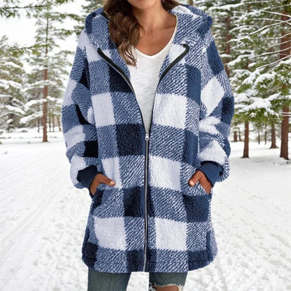 Velina Moda | Jack Winter Patchwork - Long Velina Moda | Jacket with Hood