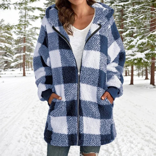 Velina Moda | Jack Winter Patchwork - Long Velina Moda | Jacket with Hood