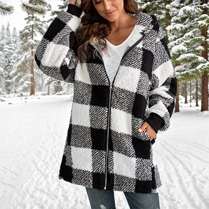 Velina Moda | Jack Winter Patchwork - Long Velina Moda | Jacket with Hood