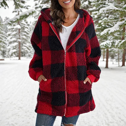 Velina Moda | Jack Winter Patchwork - Long Velina Moda | Jacket with Hood